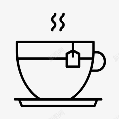 茶杯饮料茶图标图标