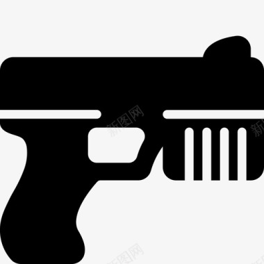 手枪防御武器图标图标