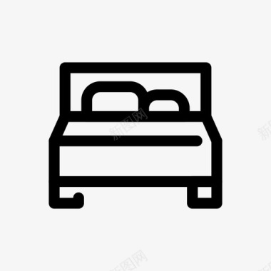 床铺位床垫图标图标