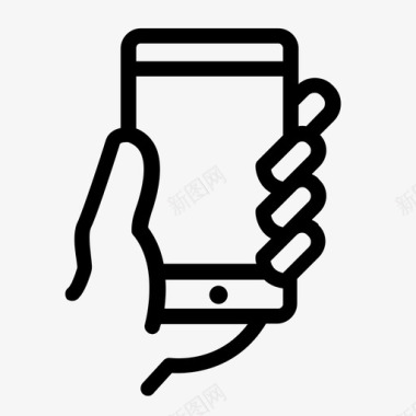 智能手机手手势图标图标