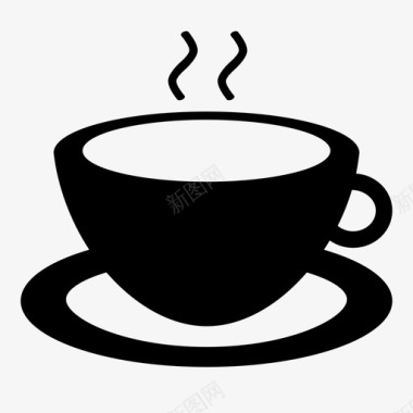 咖啡热饮茶图标图标