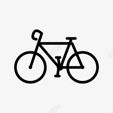 自行车旅行交通工具图标图标