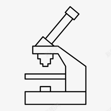 显微镜显微镜生物化学图标图标