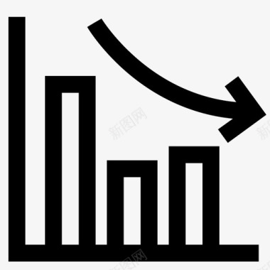 条形图分析递减图图标图标