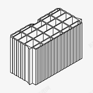 牛腩块砖建筑陶瓷块图标图标