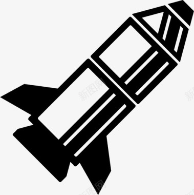 太空火箭宇宙飞船图标图标