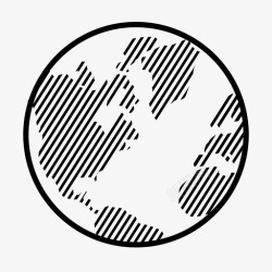 地球国际地球国际地图图标高清图片