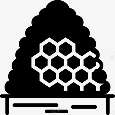 蜂箱养蜂蜂蜜图标图标