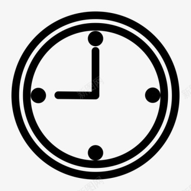 时间钟钟面时间图标图标