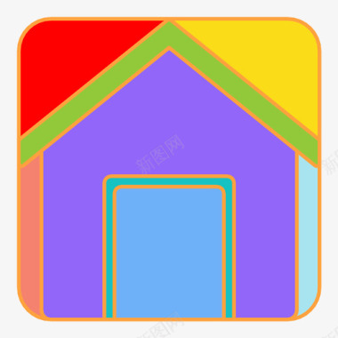 NFC标志家房子图标图标