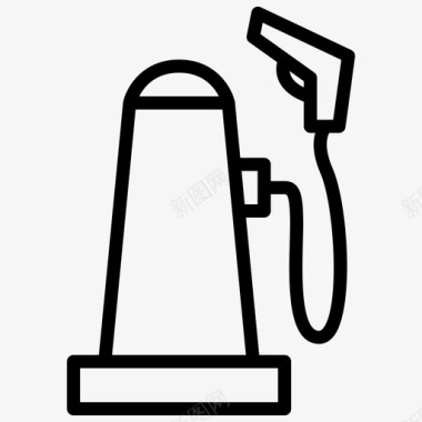 气泵汽车加油站图标图标
