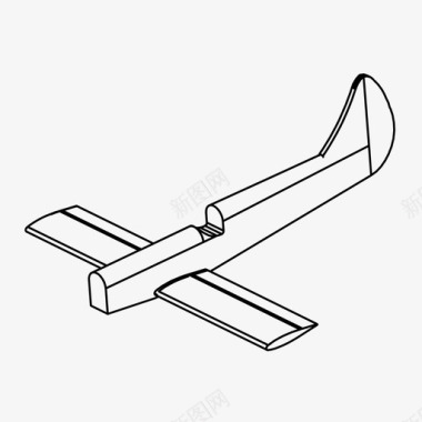 飞机ico飞机飞行旋转图标图标