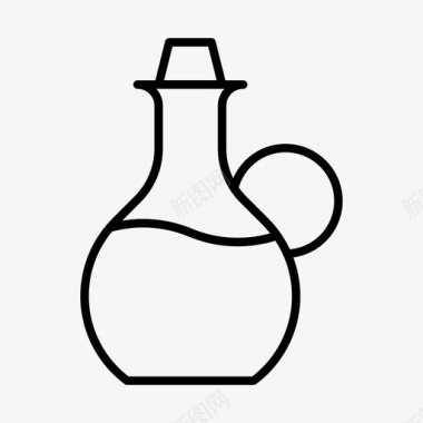 油瓶壶橄榄图标图标