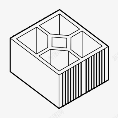 经理办公室墙砖建筑陶瓷块图标图标