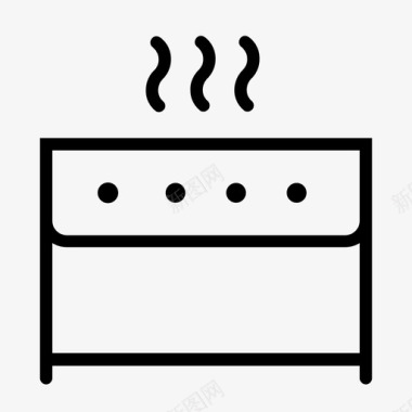 烧烤烹饪户外图标图标
