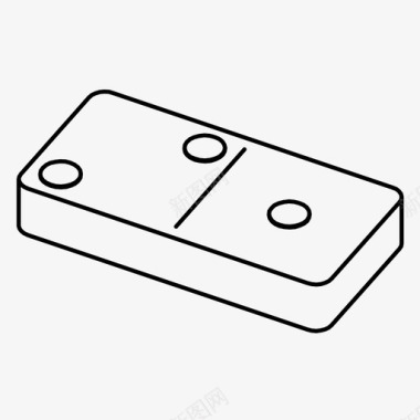 黑白灰瓷砖多米诺骨牌赌场赌博图标图标