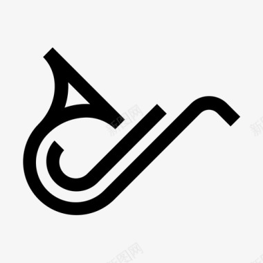 萨克斯管乐器音乐图标图标