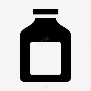 罐子容器空罐子图标图标