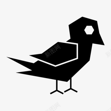 鸟动物卡通图标图标