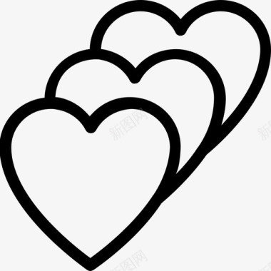 心形心形最爱爱情图标图标