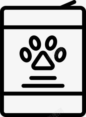 狗粮动物罐头图标图标