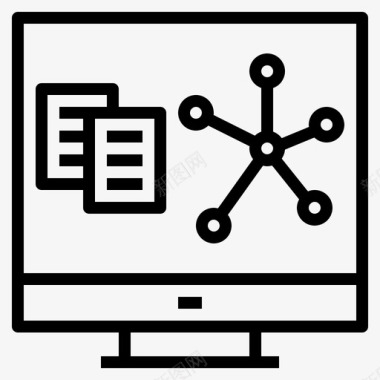 预测数据仪表盘学习机器图标图标