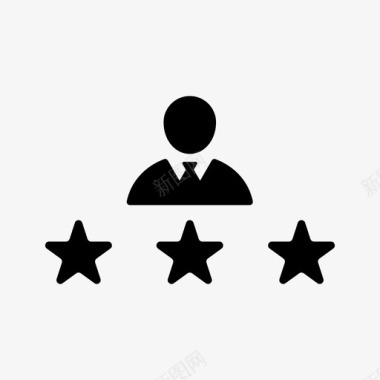 客户满意优秀评分星级图标图标