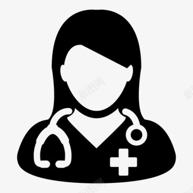 女性护士医生女性护士图标图标