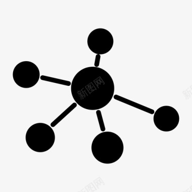 网络连接交换信息图标图标