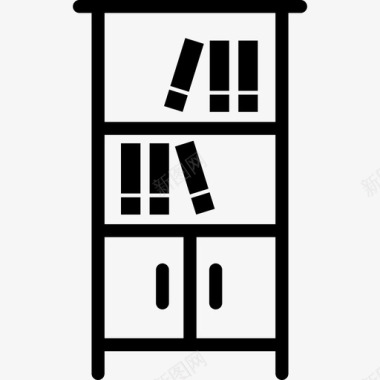 书架书柜图标图标