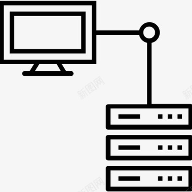 链接服务器数据数据管理图标图标