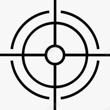 焦点目标射击目标图标图标