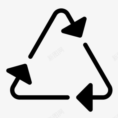回收环保再利用图标图标