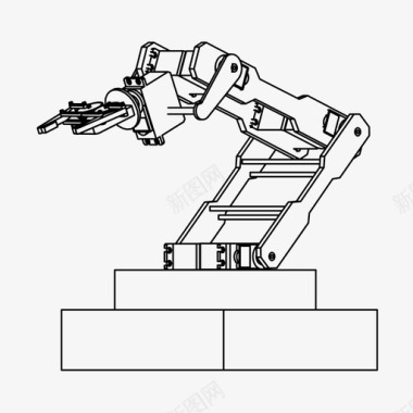 机械子弹机械臂未来工业图标图标