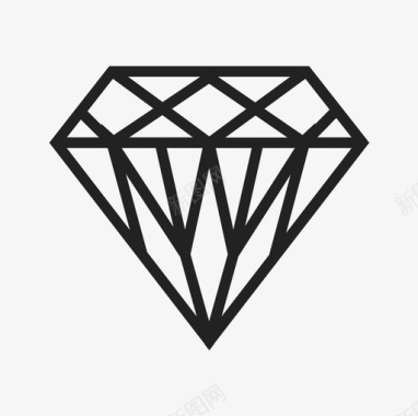 宝石钻石闪耀图标图标