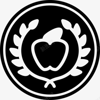 水果奖苹果园艺图标图标