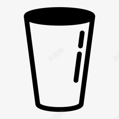 玻璃杯饮料茶图标图标
