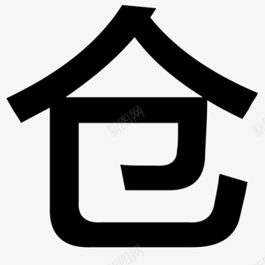 矢量LOGO圆环标识设计仓图标