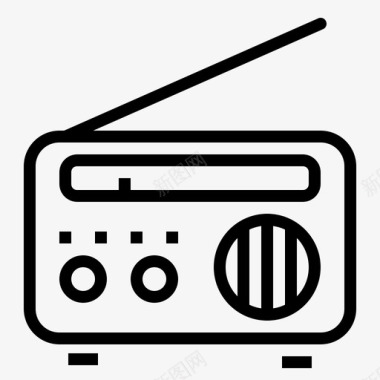 收音机通讯设备图标图标