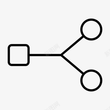 生鲜拆分图标拆分剪切中断图标图标