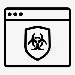 防病毒软件防病毒恶意软件防护图标高清图片