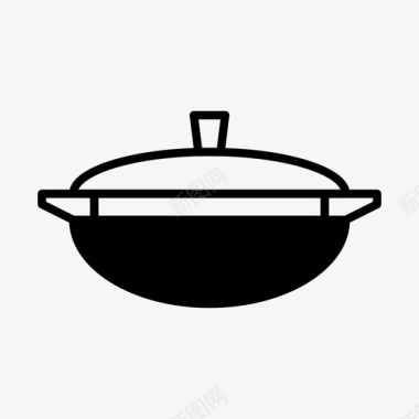 烤炉烹饪厨房图标图标