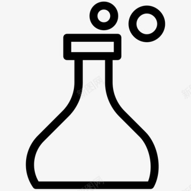 回收利用瓶锥形瓶化学瓶化学图标图标