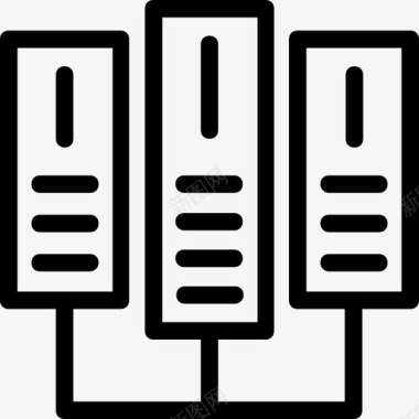 科技线路板计算机网络数据访问信息访问图标图标