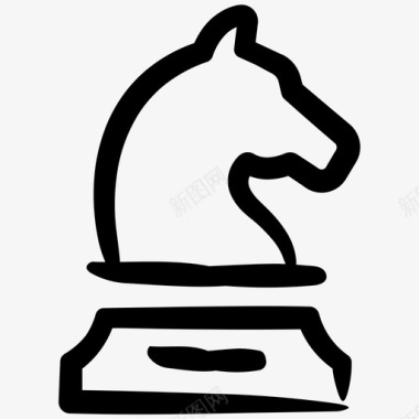 便利骑士国际象棋骑士便利商务卷3图标图标