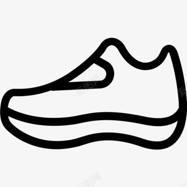 运动鞋鞋类慢跑鞋图标图标