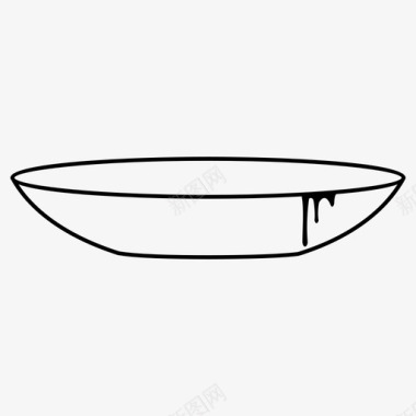 盘子脏的洗碗图标图标