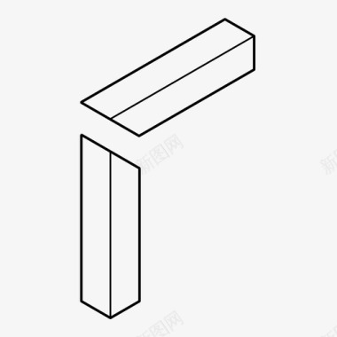 制品拧紧斜接木工连接图标图标