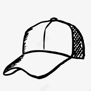 中老年棒球帽帽子棒球帽头饰图标图标