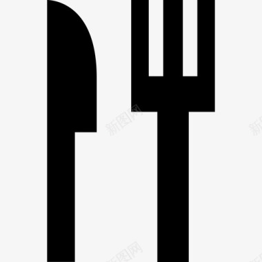 刀叉poi食物图标图标